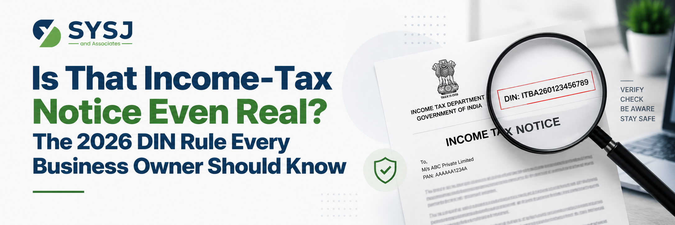 how to verify income tax notice